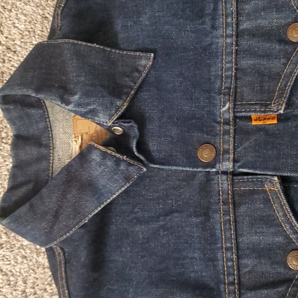 1970'S Orange Tag Vintage Levi's Jean Jacket Women's Small - Picture 2 of 8
